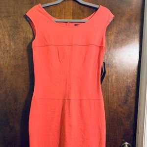 CORAL SHORT SLEEVE DRESS NEW TAGS ON